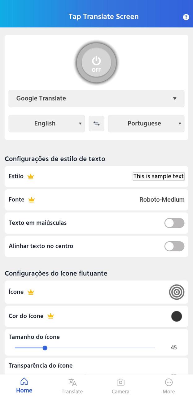 Tap Translate Screen screenshot 1
