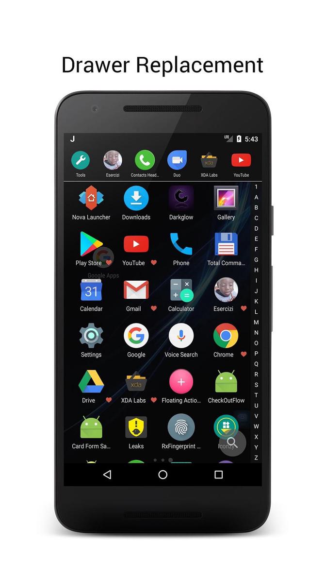 JINA Drawer screenshot 1