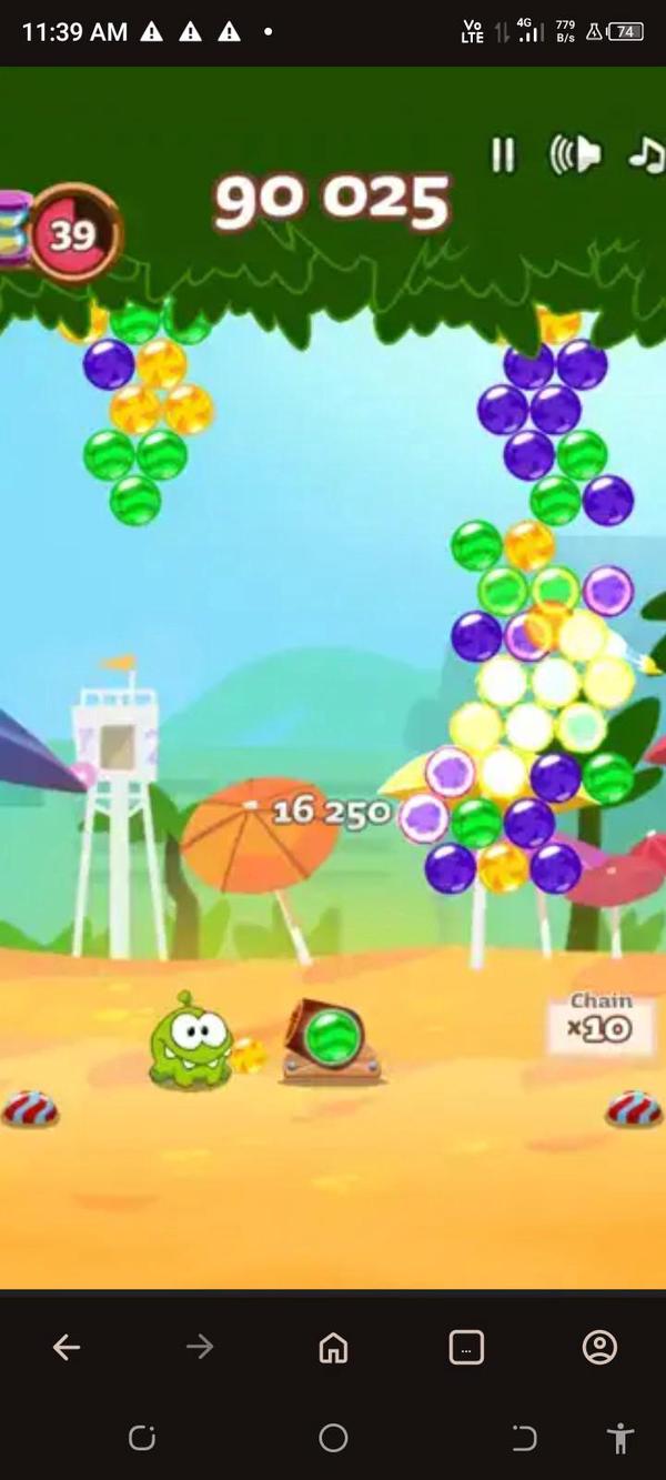 OM NOM BUBBLES screenshot 1