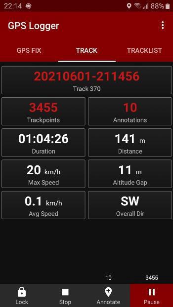 GPS Logger screenshot 5