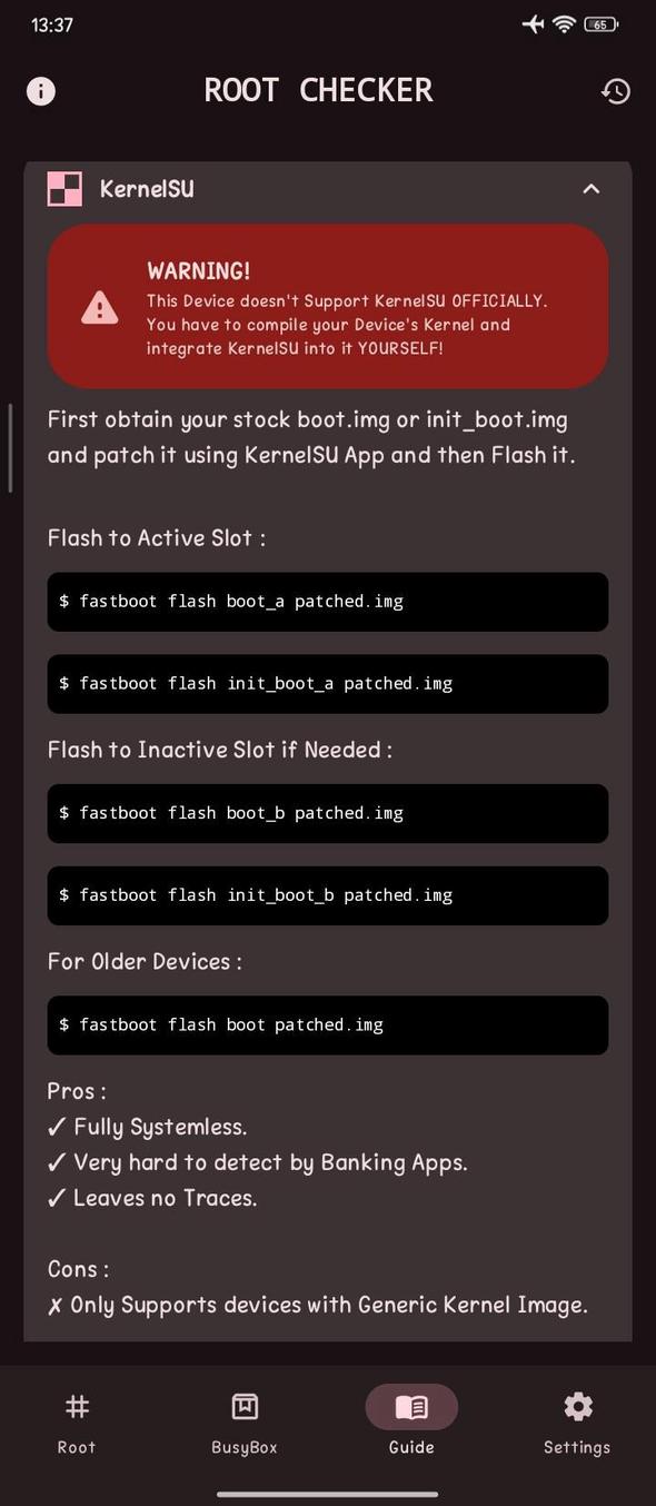Root Checker screenshot 4
