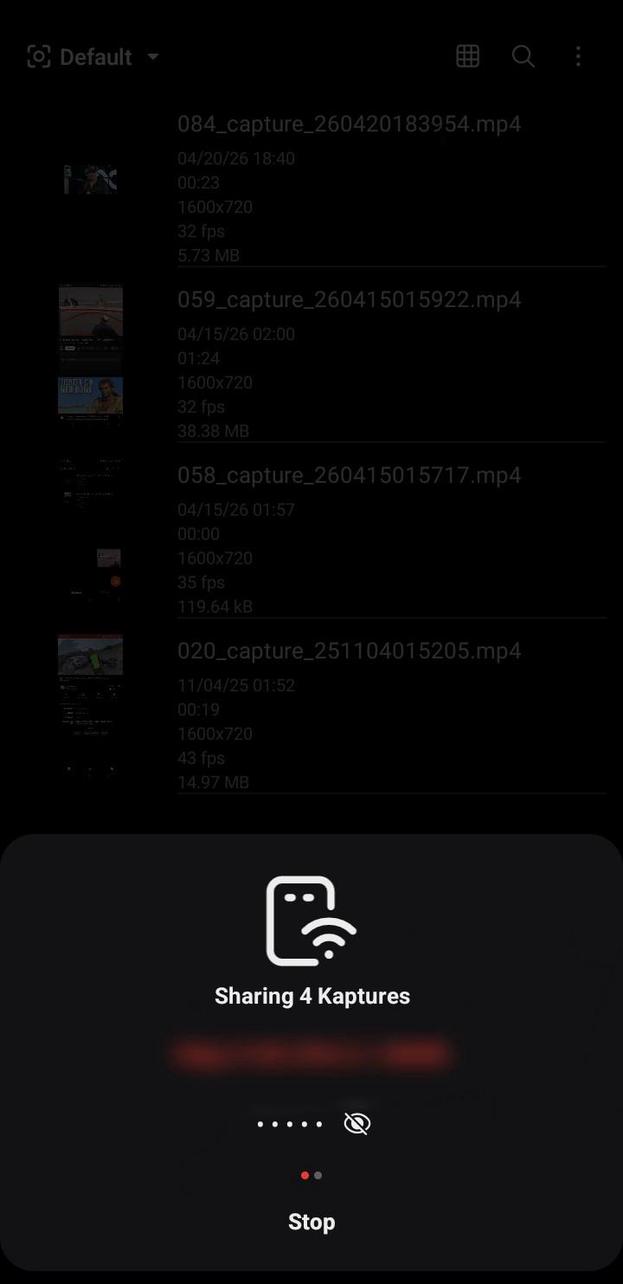 Kapture screenshot 4
