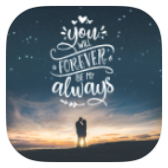 Text on photo icon