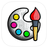 Painting 3D icon