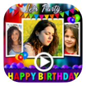Birthday Video Maker with Music icon