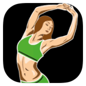 Body stretch icon