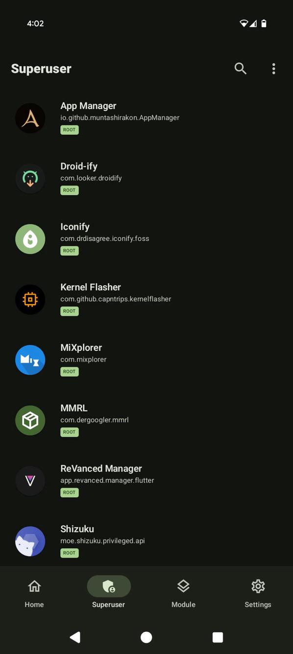 KernelSU Next screenshot 2