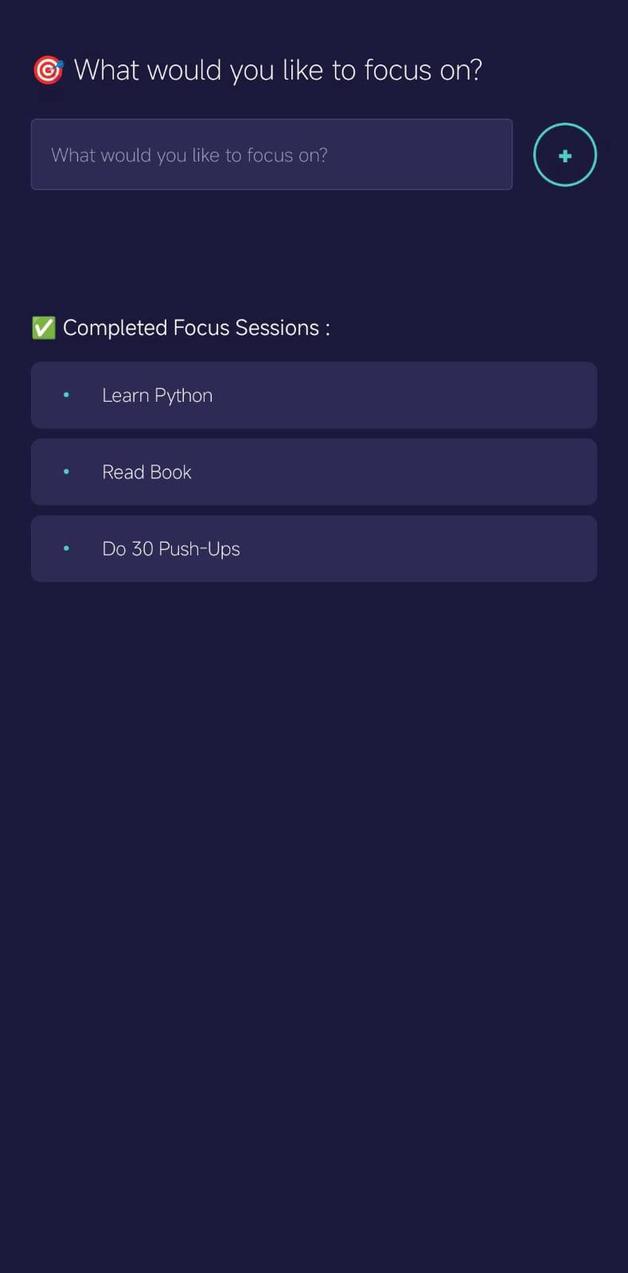 FocusTime screenshot 2