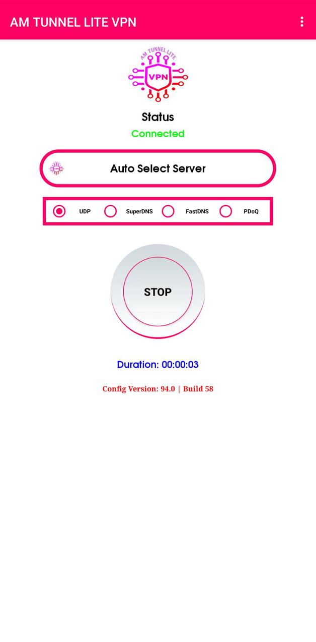 AM TUNNEL LITE VPN screenshot 1