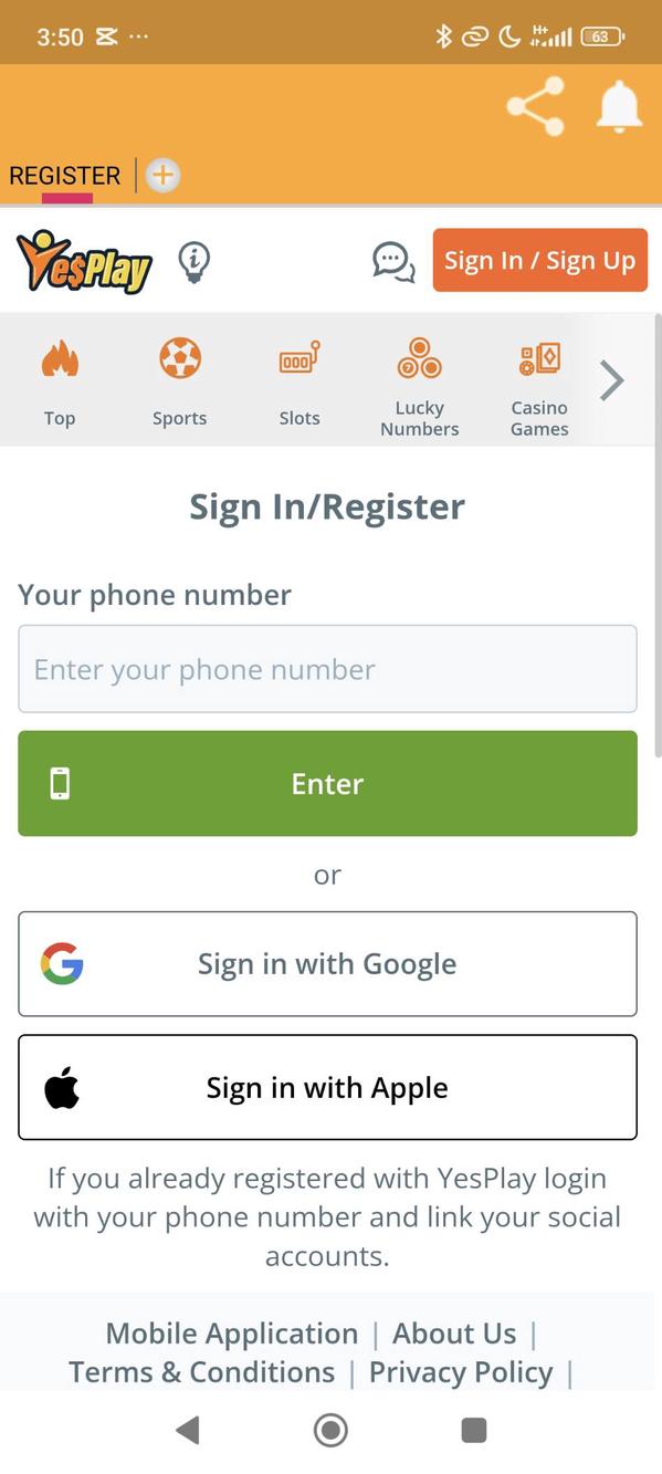 YesPlay Bet screenshot 3