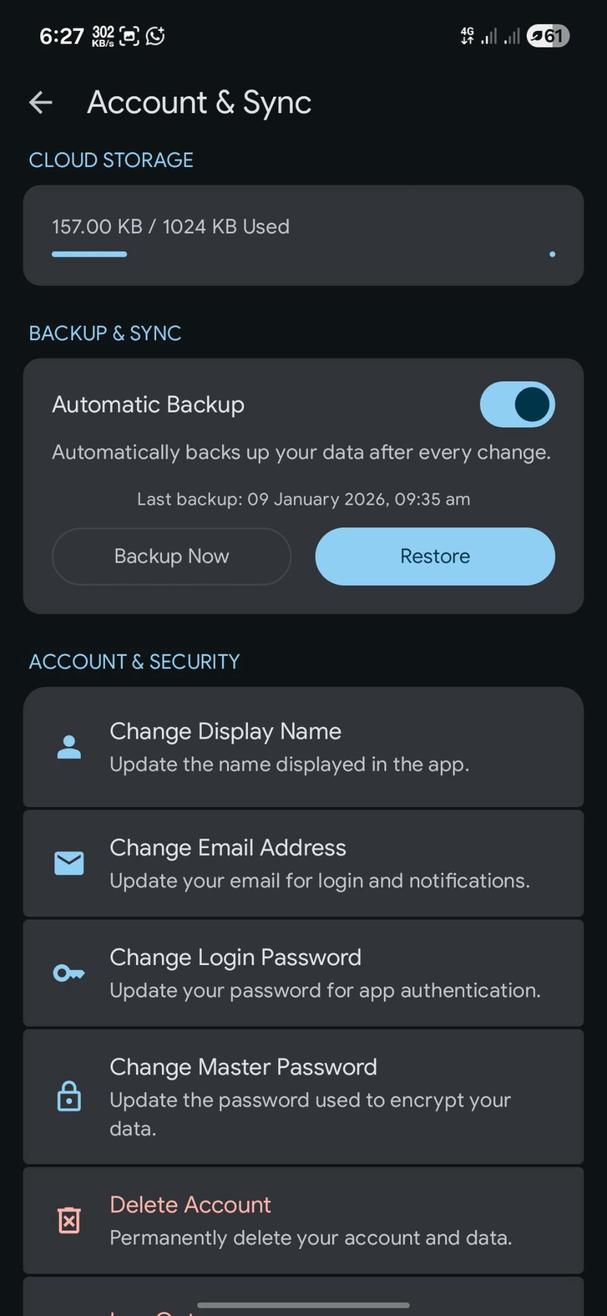 My Passwords screenshot 5