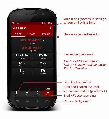 GPS Logger screenshot 1