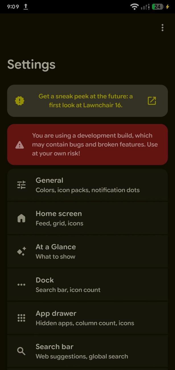 Lawnchair screenshot 4