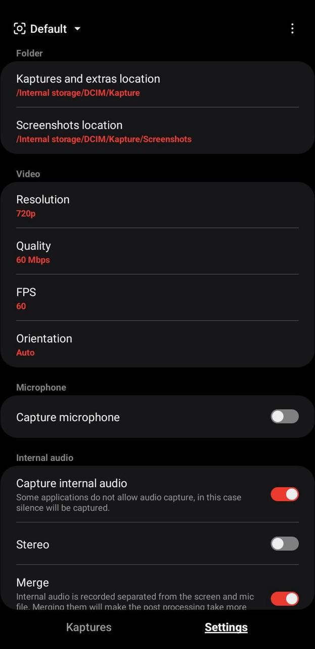 Kapture screenshot 2