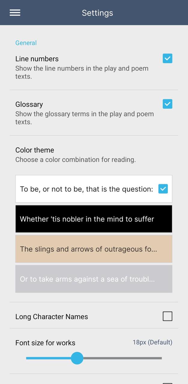 Shakespeare screenshot 4