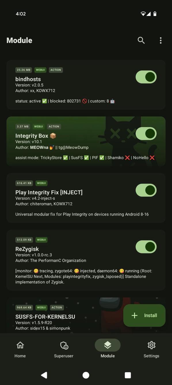 KernelSU Next screenshot 3
