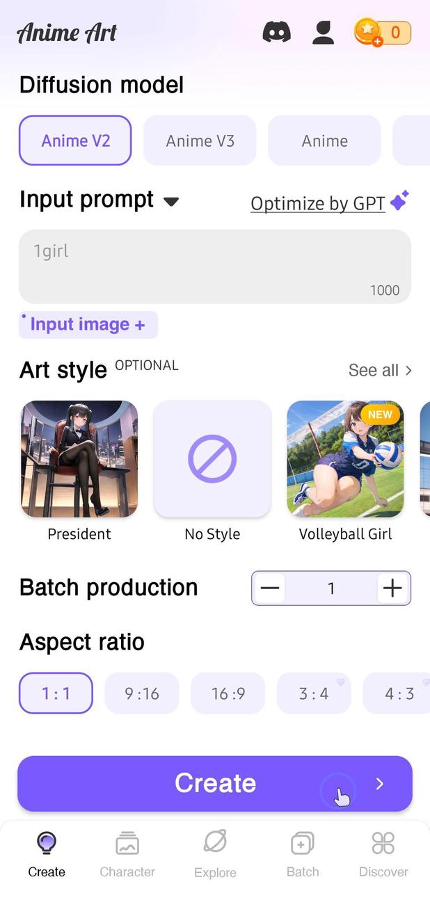 AnimeArt screenshot 1