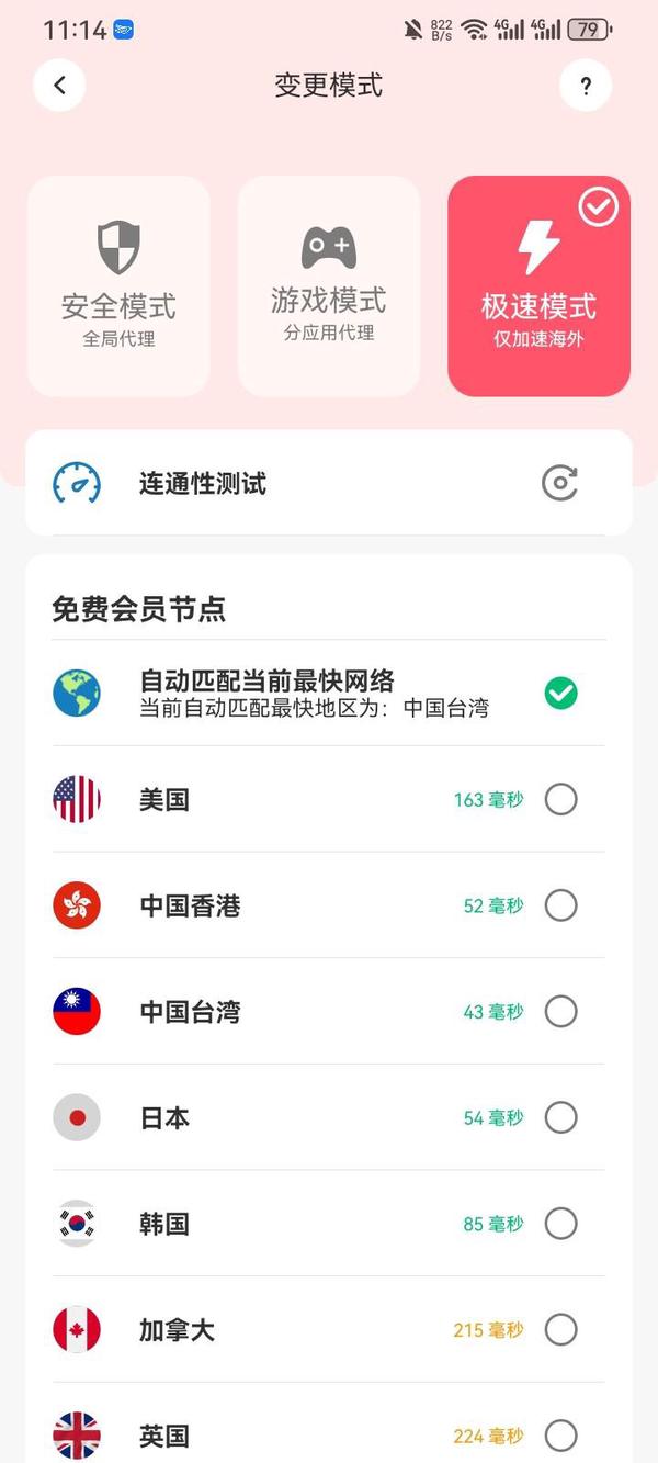 LVCHA VPN screenshot 2