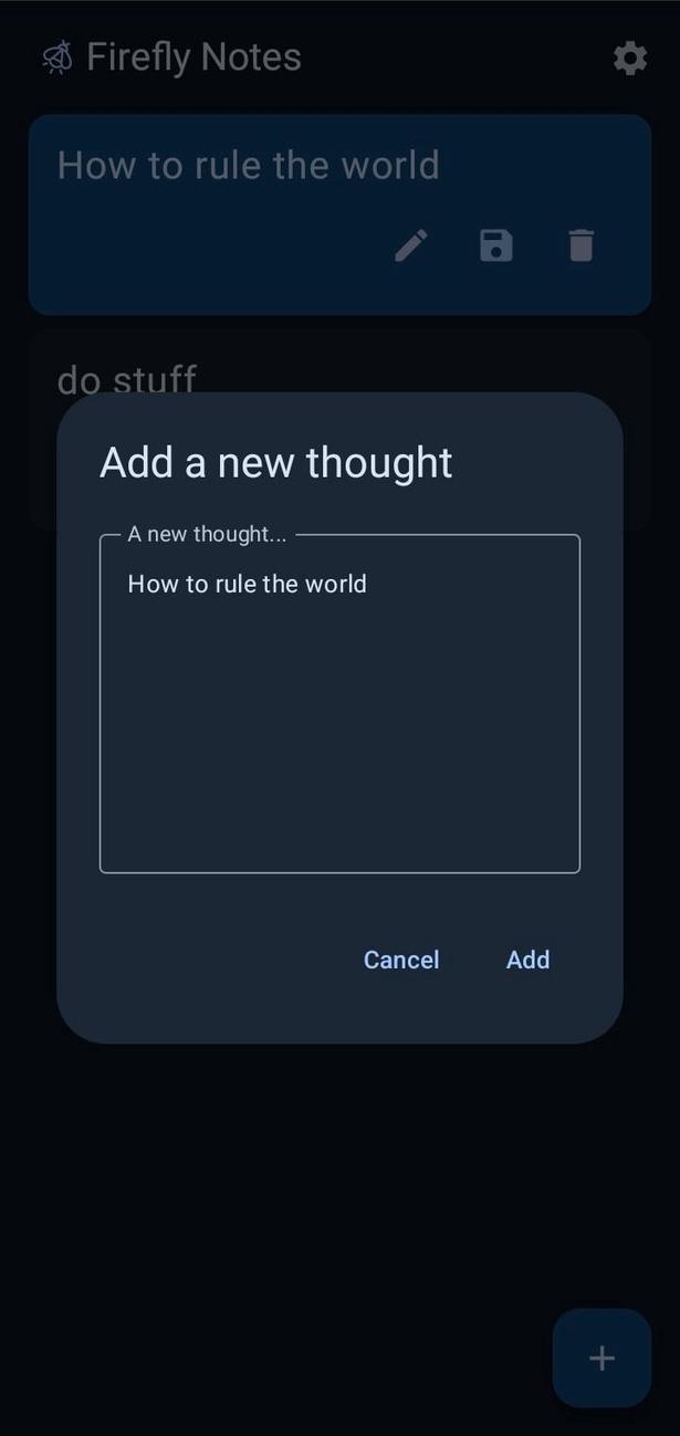 FireflyNotes screenshot 3