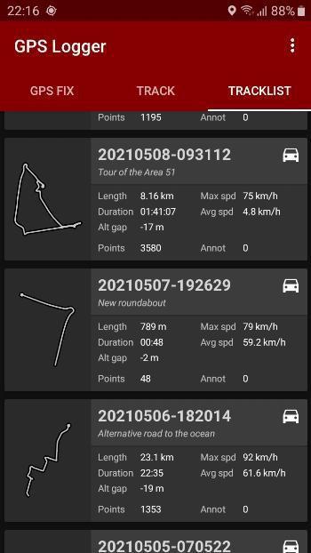 GPS Logger screenshot 6