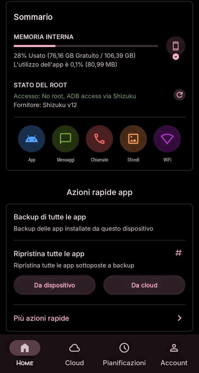 Swift Backup screenshot 1