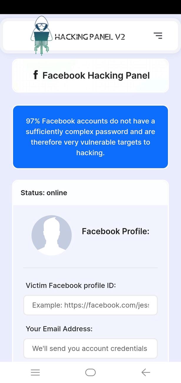 Facebook hacker screenshot 2