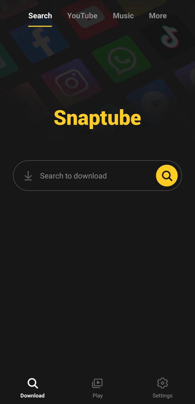 Snaptube screenshot 1
