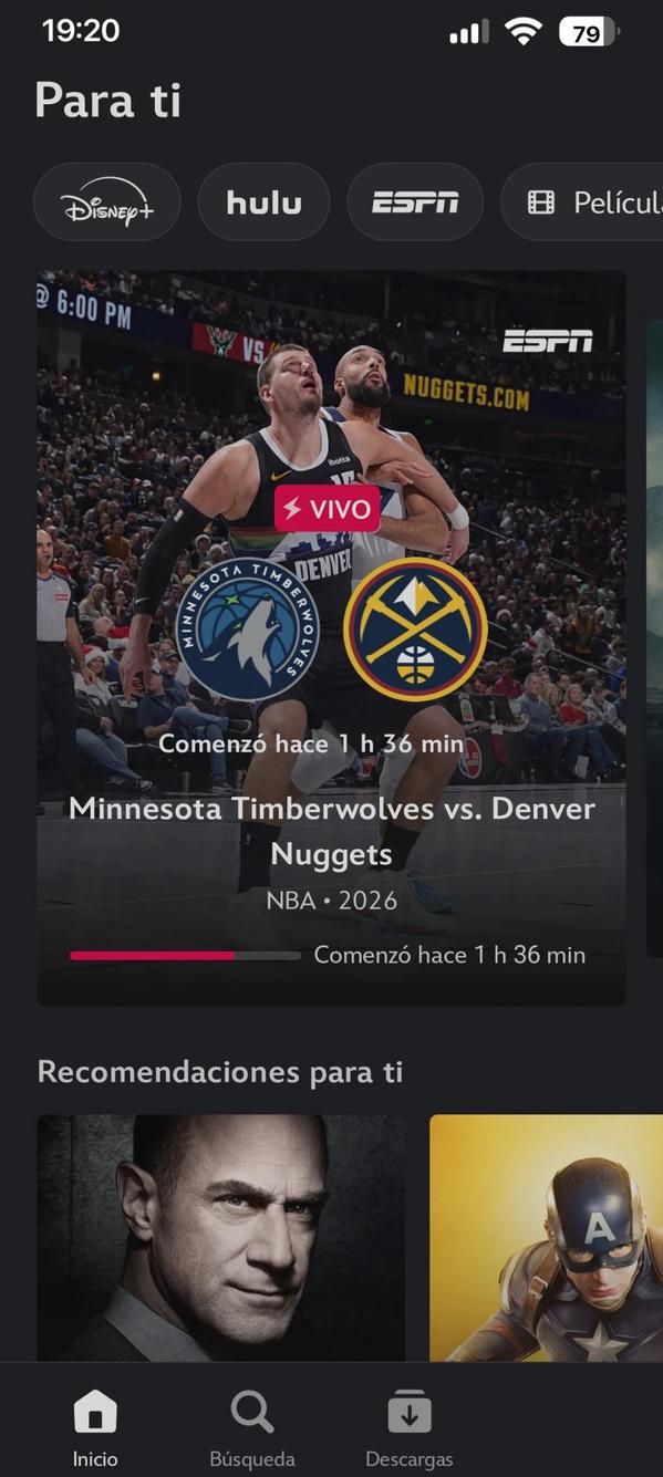 Disney + screenshot 2